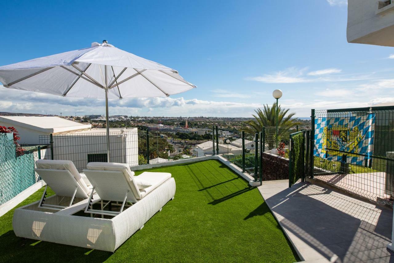 Bungalow Con Gran Terraza Con Vistas Маспаломас Екстериор снимка